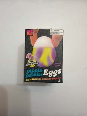 New Fast Ship NeeDoh Dippin' Dazzler Eggs Groovy Haze Color Changing Squishy Egg